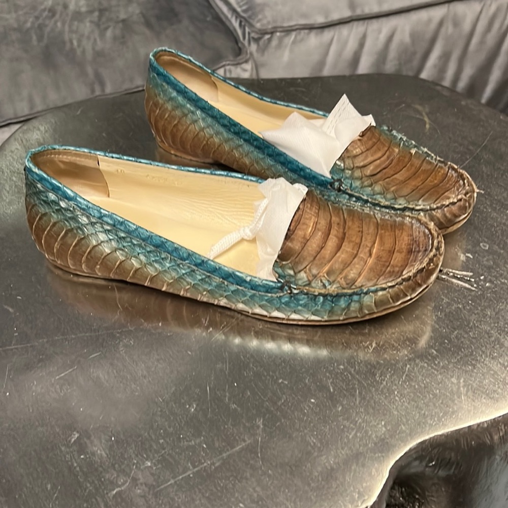 Prada Crocodile Loafers